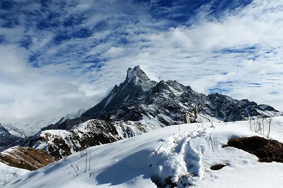 Mardi Himal In Winter